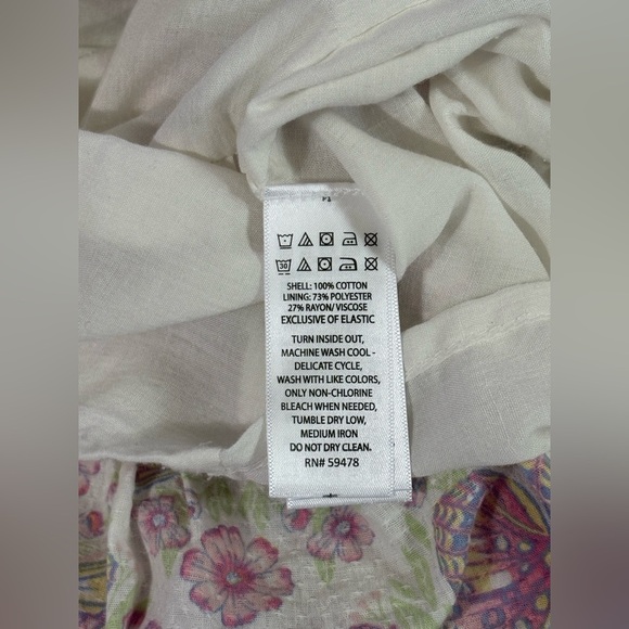 JOIE Butterfly Print Sundress with Button Details size:7 - Picture 7 of 7